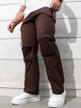 Men's Solid Color Casual Cargo Trousers/Pants