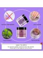 Saviland Dip Powder Nail Kit - 36 Glitter Dip Powder Colors Fast Dry Nail Dip Powder Kit Dip Powder Set Dip Nails Powder Starter Kit for Beginners DIY Home Salon - No Lamp Needed