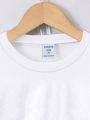 SHEIN Boys' (Small) Letter Printed T-Shirt