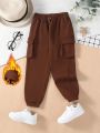 Girls' Casual & Simple & Fashionable Sports Pants With Side Pockets For Autumn/Winter