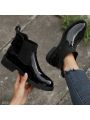 Thick-soled Elevated Fashionable Boots British Style New Short Boots Women's Shoes For Autumn And Winter