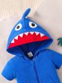 SHEIN Male Baby Shark Jumpsuit Styling Suit