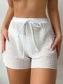 SHEIN Swim SXY Women's Solid Color Shorts