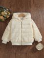 Young Girl Zip Up Hooded Fleece Jacket