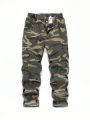 Teenage Boys' Camouflage Cargo Jeans